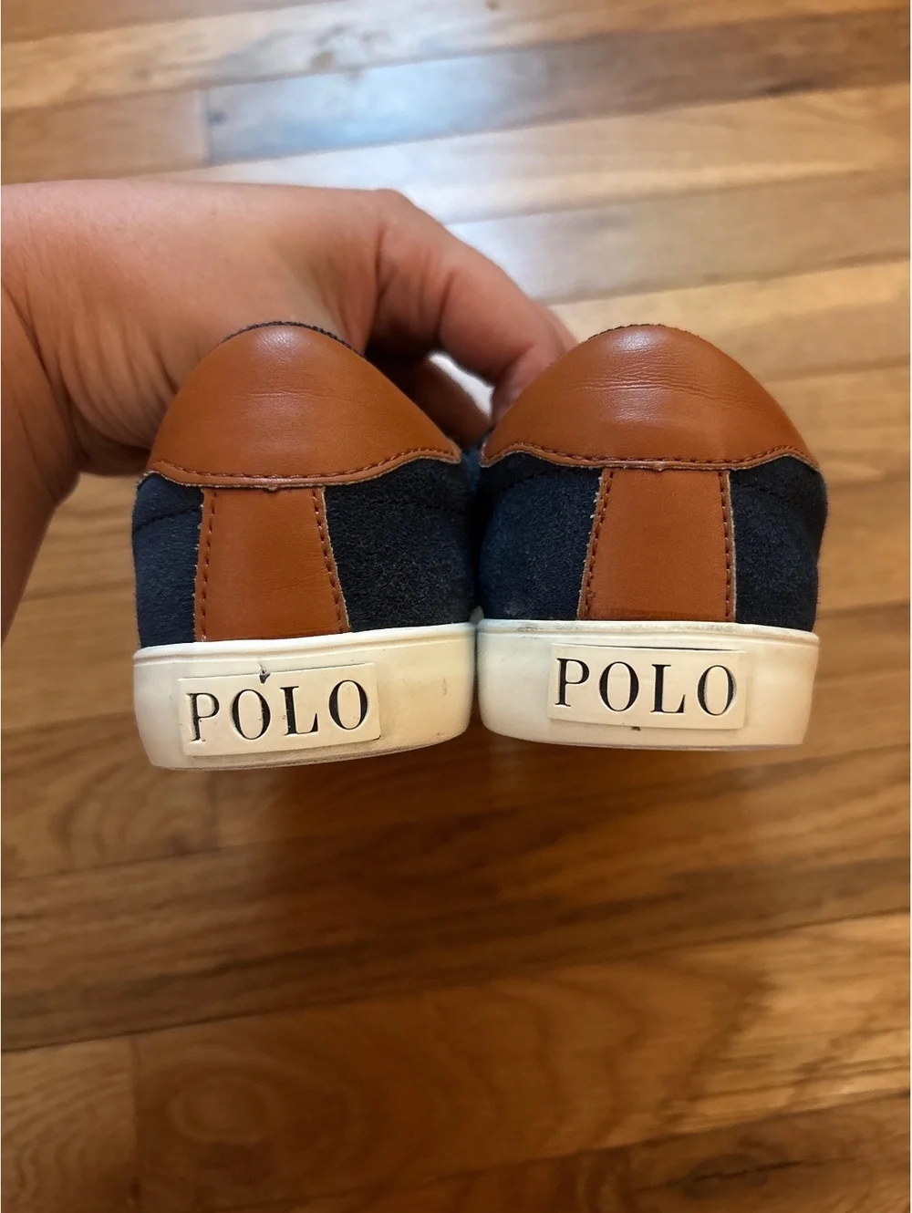 Boys size 2y polo Ralph Lauren shoes